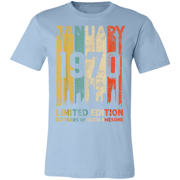 Born January 1970 Limited Edition 50th Birthday Shirt